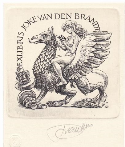 Kopergravure van Frank-Ivo van Damme (BEL) uit 1993